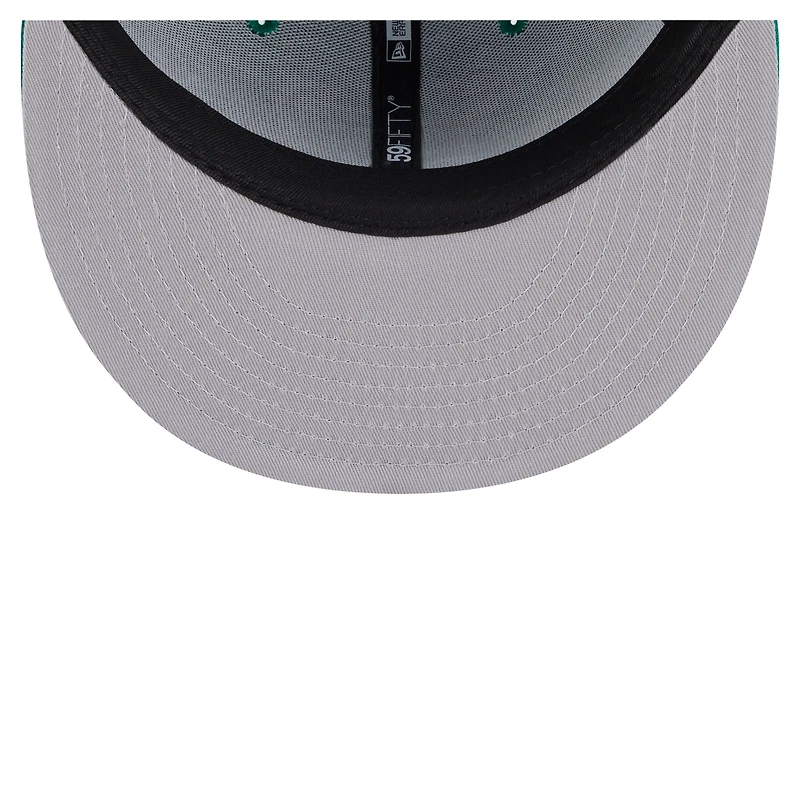 Casquette ajustée New Era 59FIFTY Deceptor des Boston Celtics, vert Kelly, pour homme