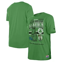 Men's New Era Kelly Green Boston Celtics Enzyme Wash Oversized T-Shirt