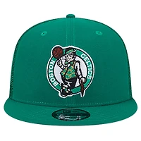 Casquette snapback 9FIFTY Boston Celtics en maille verte Kelly New Era pour homme