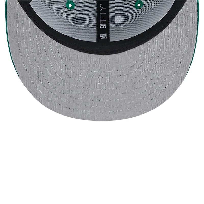 Casquette snapback 9FIFTY Boston Celtics en maille verte Kelly New Era pour homme