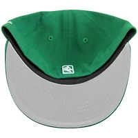 Men's New Era Kelly Green Boston Celtics Official Team Color 59FIFTY Fitted Hat