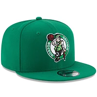 Casquette Snapback 9FIFTY couleur officielle de l'équipe Boston Celtics New Era Kelly Green pour hommes