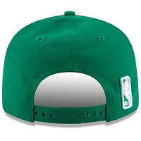 Casquette Snapback 9FIFTY couleur officielle de l'équipe Boston Celtics New Era Kelly Green pour hommes