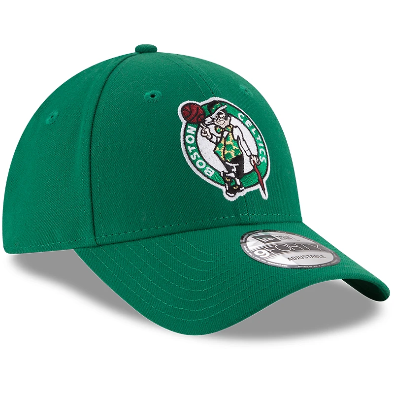 Casquette ajustable 9FORTY aux couleurs officielles de l'équipe des Celtics de Boston New Era Kelly Green pour homme