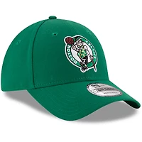Casquette ajustable 9FORTY aux couleurs officielles de l'équipe des Celtics de Boston New Era Kelly Green pour homme