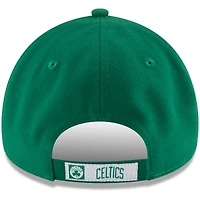 Casquette ajustable 9FORTY aux couleurs officielles de l'équipe des Celtics de Boston New Era Kelly Green pour homme