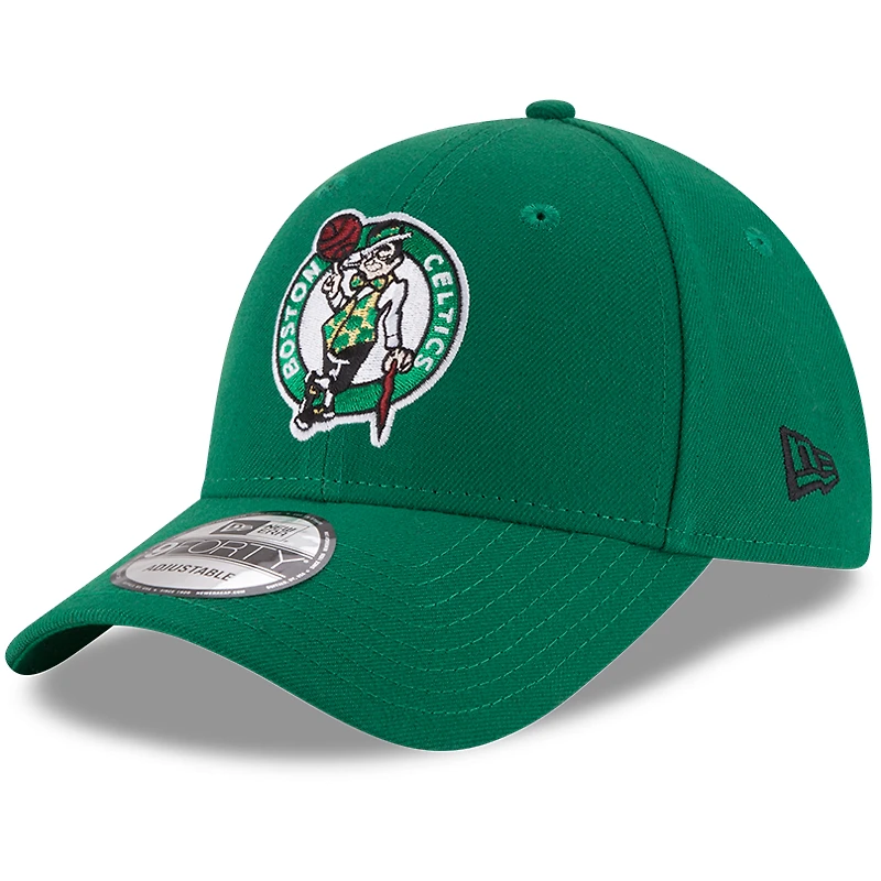 Casquette ajustable 9FORTY aux couleurs officielles de l'équipe des Celtics de Boston New Era Kelly Green pour homme