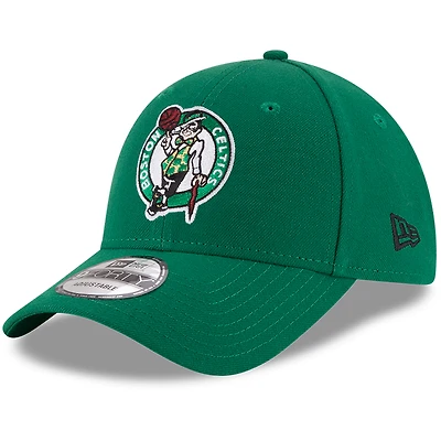 Casquette ajustable 9FORTY aux couleurs officielles de l'équipe des Celtics de Boston New Era Kelly Green pour homme