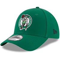 Casquette ajustable 9FORTY aux couleurs officielles de l'équipe des Celtics de Boston New Era Kelly Green pour homme