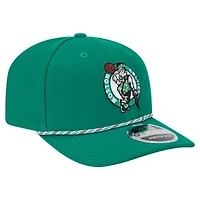 Casquette ajustable 9SEVENTY en corde verte Kelly des Boston Celtics de New Era pour homme