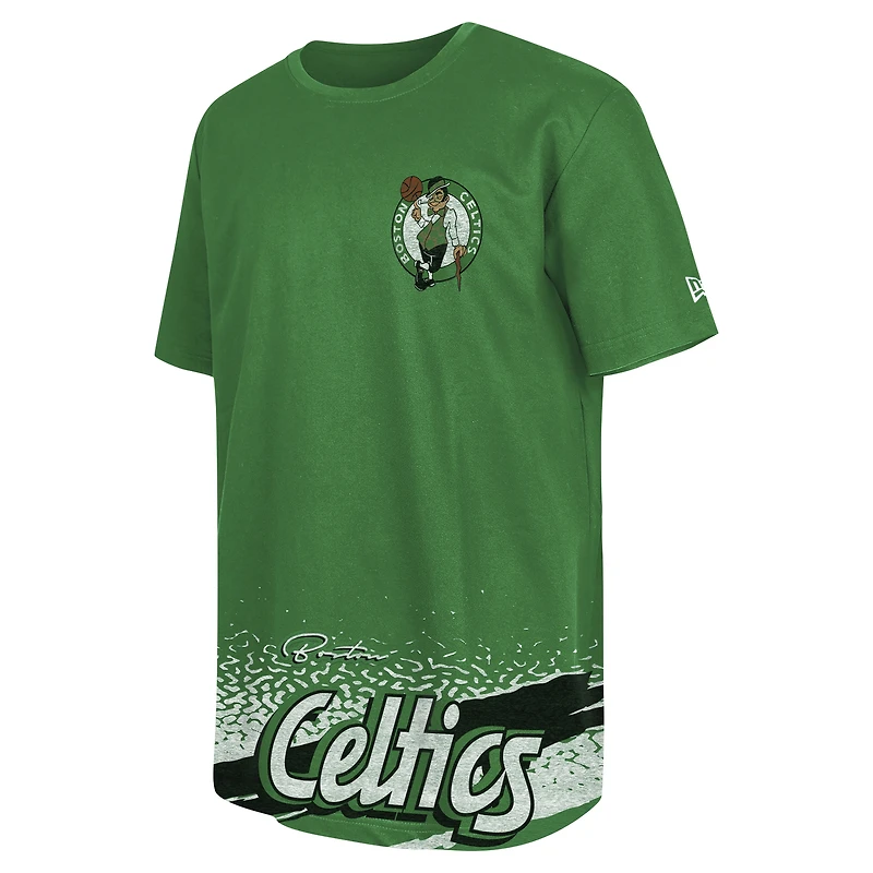 T-shirt de sport classique Boston Celtics Kelly Green New Era pour homme