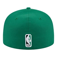 Casquette ajustée New Era Kelly Green Boston Celtics Team Collage 59FIFTY pour homme