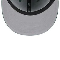 Men's New Era Kelly Green Boston Celtics Throwback Pennant 59FIFTY Fitted Hat