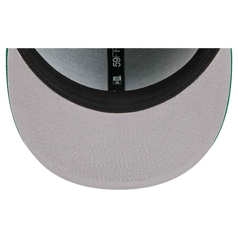 Men's New Era Kelly Green Boston Celtics Tri-Hit 59Fifty Fitted Hat