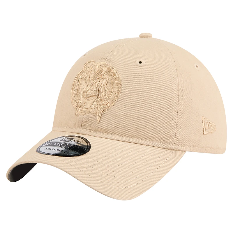 Casquette ajustable New Era kaki Boston Celtics Color Pack 9TWENTY pour homme