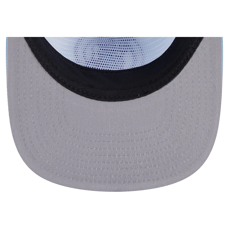 Casquette ajustable en corde pour golfeur New Era bleu clair Boston Celtics Head in the Clouds pour homme