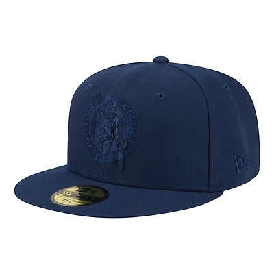 Casquette ajustée New Era 59FIFTY pour homme, coloris bleu marine Boston Celtics
