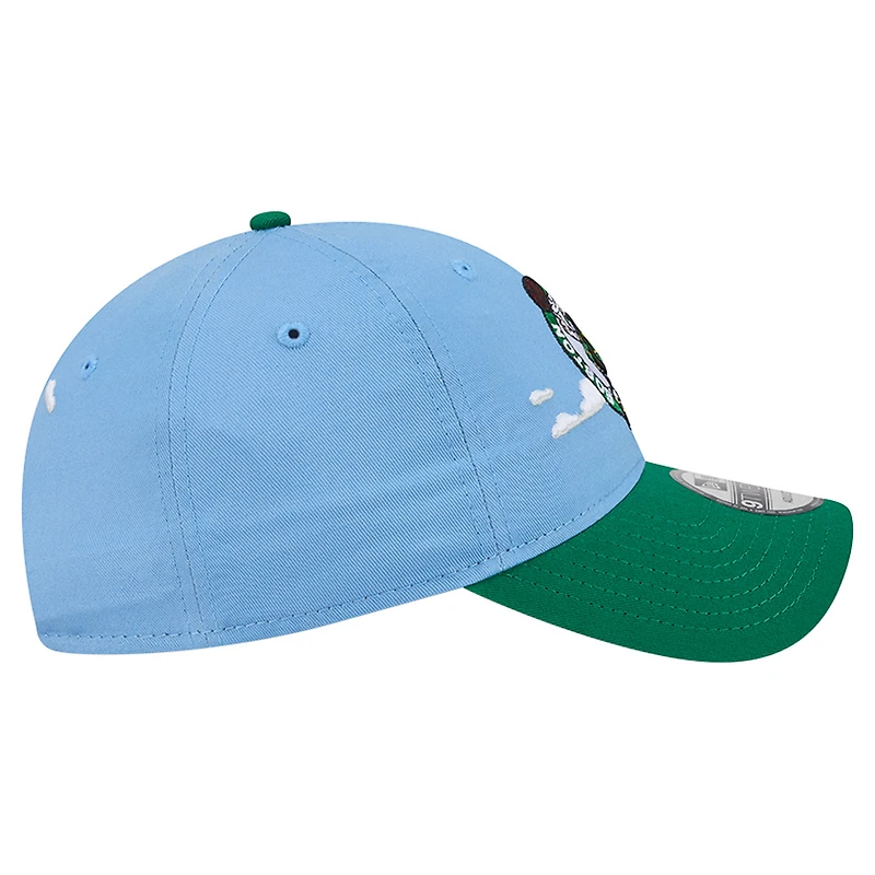 Casquette ajustable New Era Clouds 9TWENTY bleu poudré pour homme