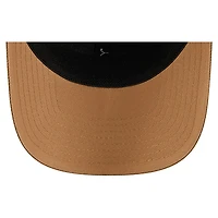Men's New Era Tan/Light Brown Boston Celtics Two-Tone 9SEVENTY Adjustable Trucker Hat