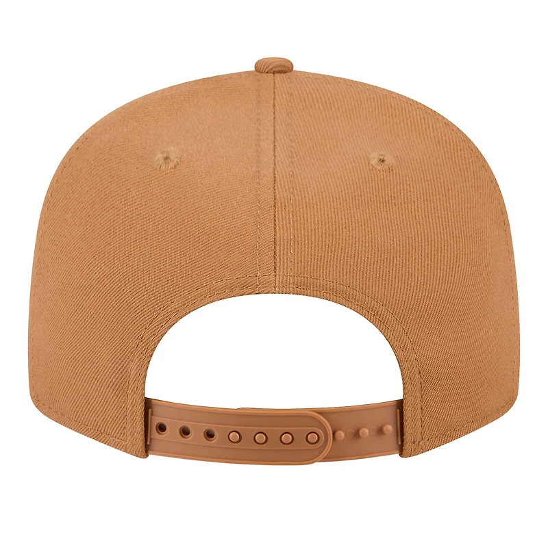 Men's New Era Tan Boston Celtics Color Pack 9FIFTY Snapback Hat