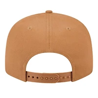 Men's New Era Tan Boston Celtics Color Pack 9FIFTY Snapback Hat
