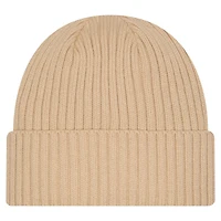 Bonnet à revers en tricot beige Boston Celtics Color Pack New Era pour homme