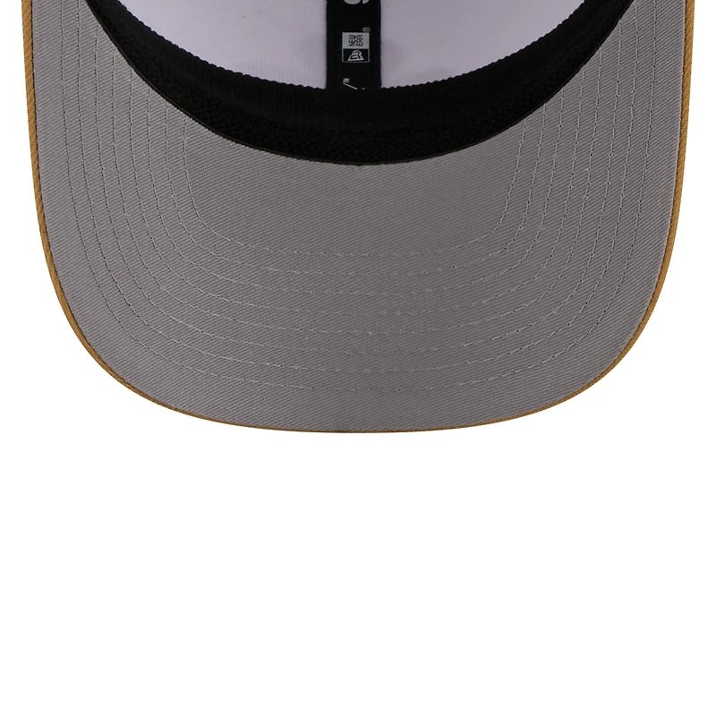 Men's New Era White/Gold Boston Celtics 2025/26 City Edition 9SEVENTY Adjustable Hat