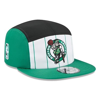 Casquette ajustable New Era blanche/verte Kelly pour homme Boston Celtics NBA Tip Off Camper 2025