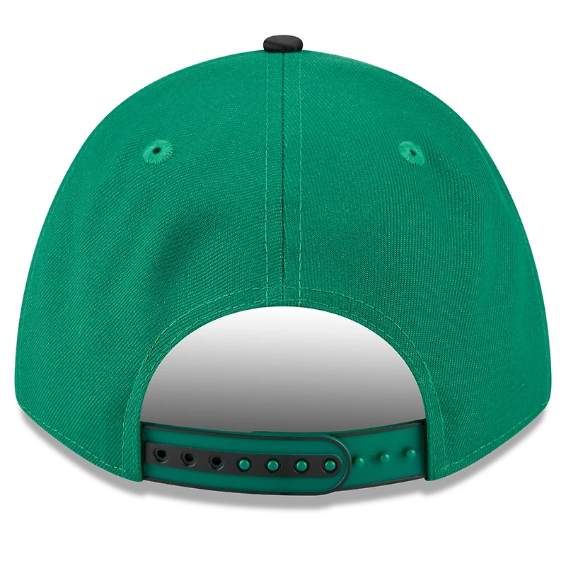 Casquette ajustable New Era blanche/verte Kelly Boston Celtics 2025 NBA Tip Off M-Crown A-Frame 9FORTY pour homme