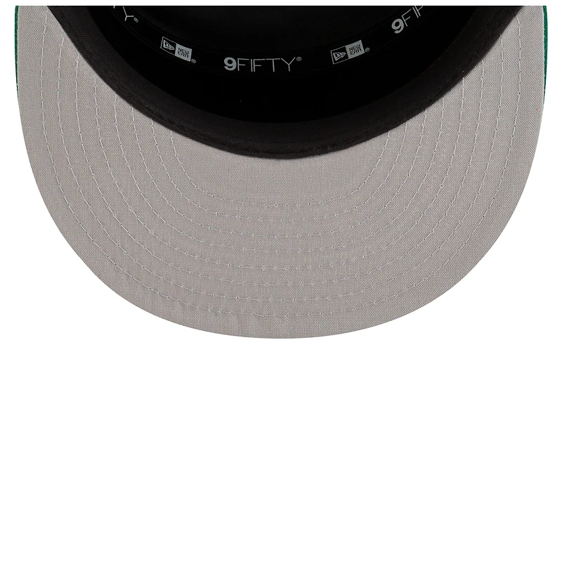 Casquette New Era blanche/verte Kelly Boston Celtics 2025 NBA Tip Off Split Panel 9FIFTY Snapback pour homme