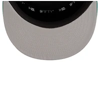 Casquette New Era blanche/verte Kelly Boston Celtics 2025 NBA Tip Off Split Panel 9FIFTY Snapback pour homme