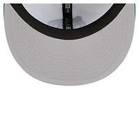 Casquette ajustée New Era 59Fifty blanche/verte Kelly pour homme des Boston Celtics