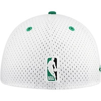 Men's New Era White/Kelly Green Boston Celtics Throwback 2Tone 59FIFTY Fitted Hat