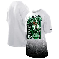 T-shirt blanc New Era Boston Celtics Injection Sport Classics pour homme