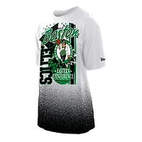 Men's New Era  White Boston Celtics Injection Sport Classics T-Shirt