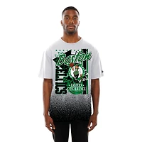 Men's New Era  White Boston Celtics Injection Sport Classics T-Shirt