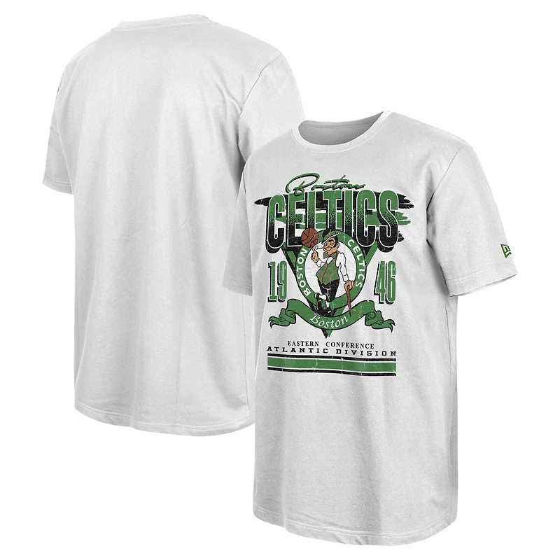 T-shirt oversize Boston Celtics Sport Classics blanc New Era pour homme