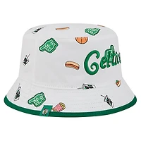 Bob réversible Boston Celtics Team Cheer blanc New Era pour homme
