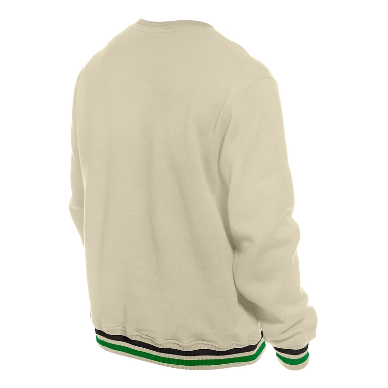 Sweat-shirt à capuche rétro Boston Celtics blanc New Era pour homme