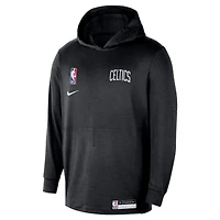 Men's Nike Black Boston Celtics 2024/25 On-Court Authentic Practice Yoga Restore Lightweight Pullover Hoodie