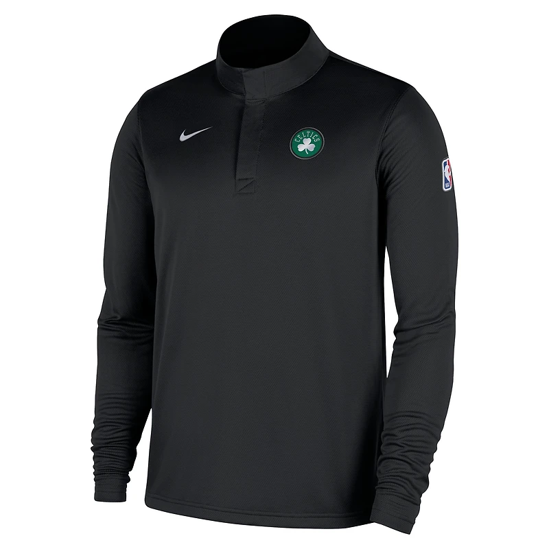 Men's Nike Kelly Green Boston Celtics 2025/26 Authentic Coaches Quarter-Zip Dri-Fit Top