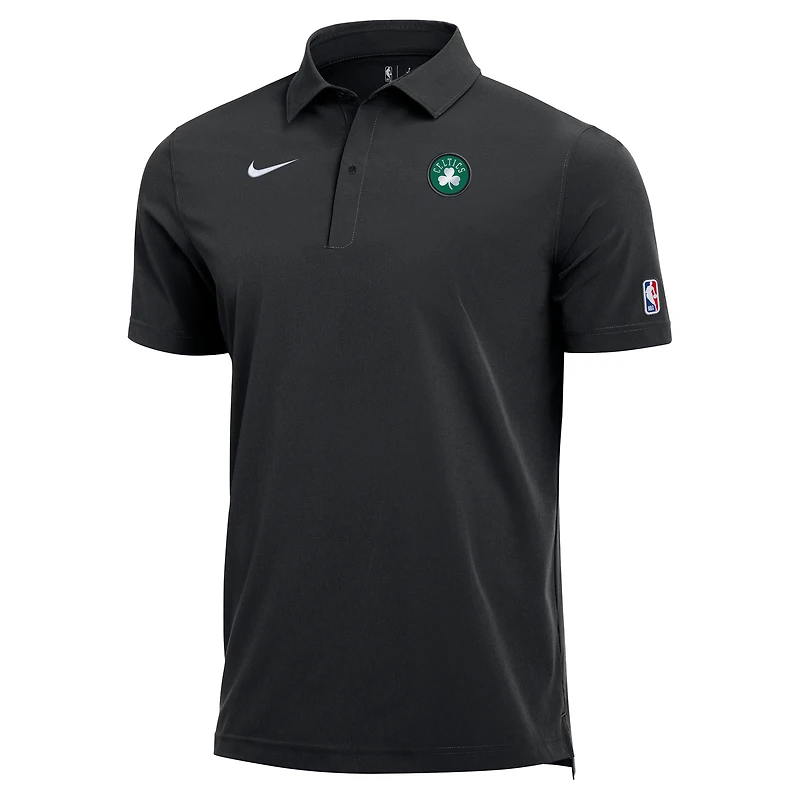 Men's Nike  Black Boston Celtics 2025/26 Authentic Dri-FIT Coaches Polo