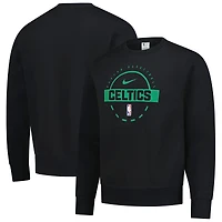 Sweat-shirt d'entraînement Nike noir authentique Boston Celtics 2025/26 pour homme