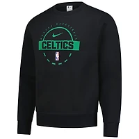 Men's Nike  Black Boston Celtics 2025/26 Authentic Practice Club Sweatshirt