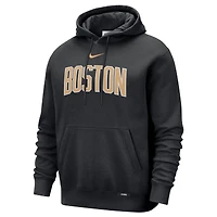 Sweat à capuche Nike Boston Celtics City Edition Essential Remix Club noir pour homme