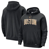 Sweat à capuche Nike Boston Celtics City Edition Essential Remix Club noir pour homme