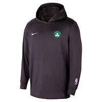 Sweat à capuche Nike noir Boston Celtics Authentic Practice Yoga Restore pour homme