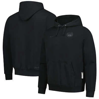 Sweat à capuche Nike noir Boston Celtics Authentic Travel Standard Issue Dri-Fit pour homme