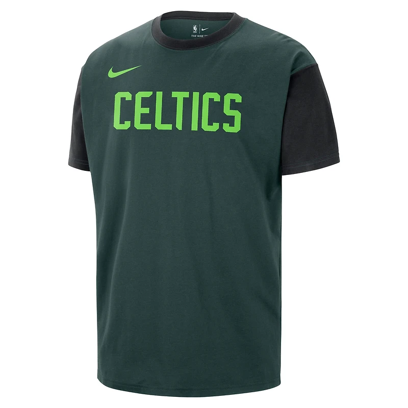 Men's Nike Green Boston Celtics 2024/25 City Edition Courtside Color Block T-Shirt