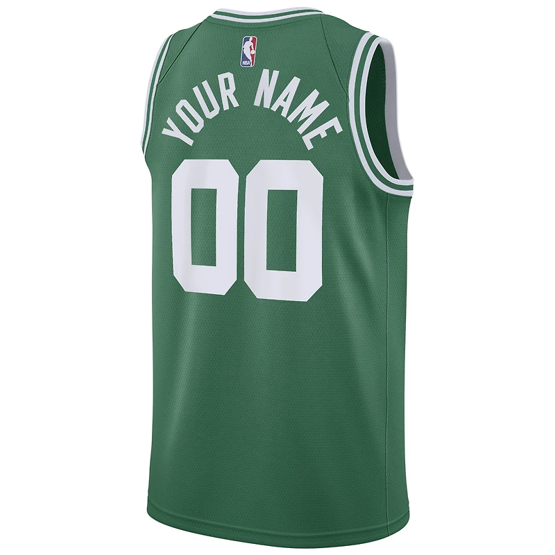 Homme Nike Vert Boston Celtics - Maillot Swingman Personnalisé Icon Edition